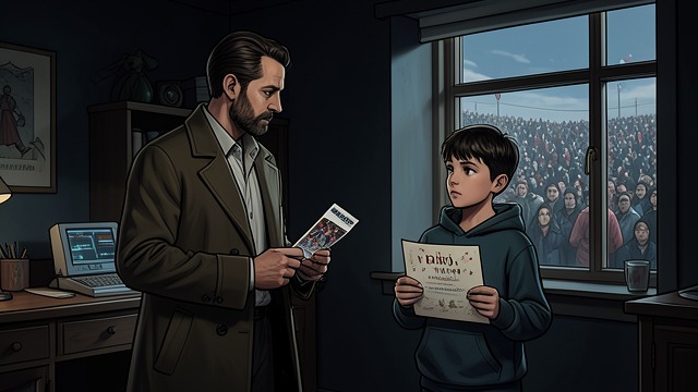 The Son Refuses the Game from "Hold Tight". The Son Refuses the Game An Invitation Misread Mike offers Adam a Rangers game as a chance to reconnect and keep him away from a party.