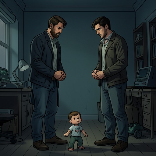 A Marriage Under Strain from "Hold Tight". This flow traces Mike and Tia's marriage through disagreement, crisis, mutual support, and the unresolved challenge of rebuilding trust with their son.