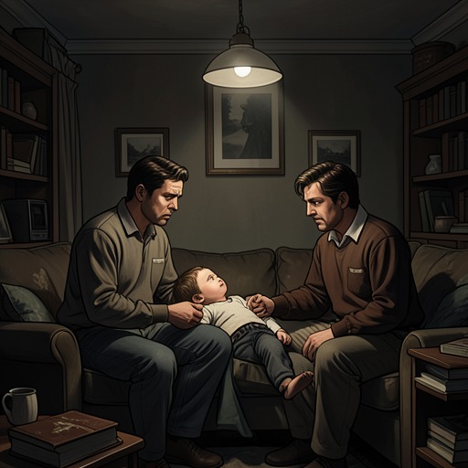 A Community of Parents from "Hold Tight". This flow traces how different parents confront the limits of protection while responding to illness, suicide, bullying, and danger.