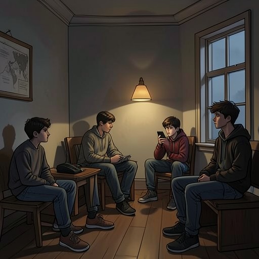The Many Faces of Adolescence from "Hold Tight". This flow traces how the young characters respond differently to grief, shame, secrecy, and the pressures of becoming independent.