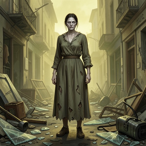 Pietra's Transformation from "Hold Tight". This flow traces Pietra's survival of wartime atrocity, her partnership with Nash, and the doubts that eventually lead her to reveal Reba's fate.