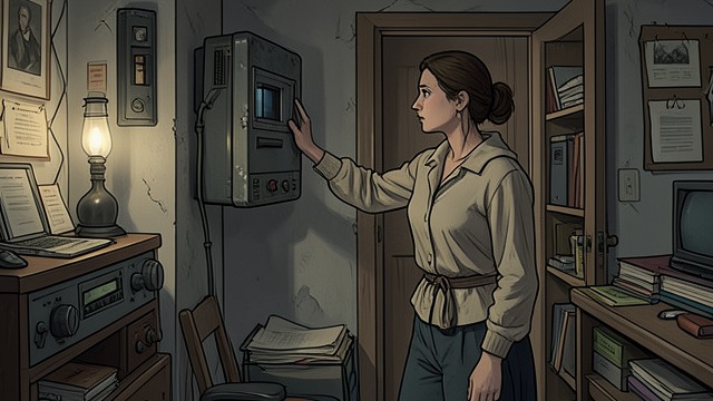 The Apartment’s Hidden Space from "Anxious People". The Apartment’s Hidden Space A building altered over time The top floor was once a single apartment, later divided into two.