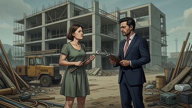 The Shark Marriage from "Anxious People". The Shark Marriage Movement as maintenance Anna-Lena and Roger buy, renovate, and sell apartments.