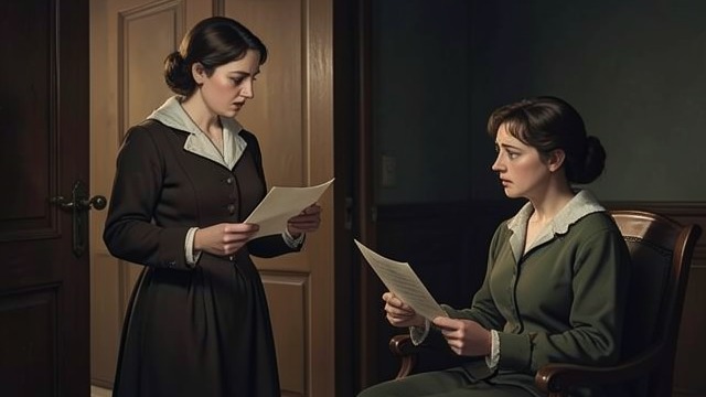 The Letter Opened from "Anxious People". The Letter Opened Returning by choice Zara arrives at Nadia’s office without an appointment, carrying the letter she has avoided for ten years.