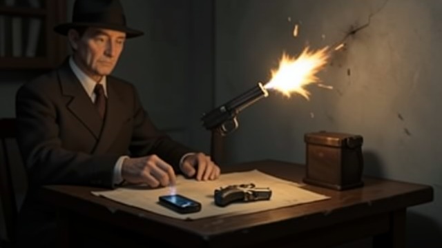 A Vibration, Then a Shot from "Anxious People". A Vibration, Then a Shot The table moves The negotiator calls the special phone.