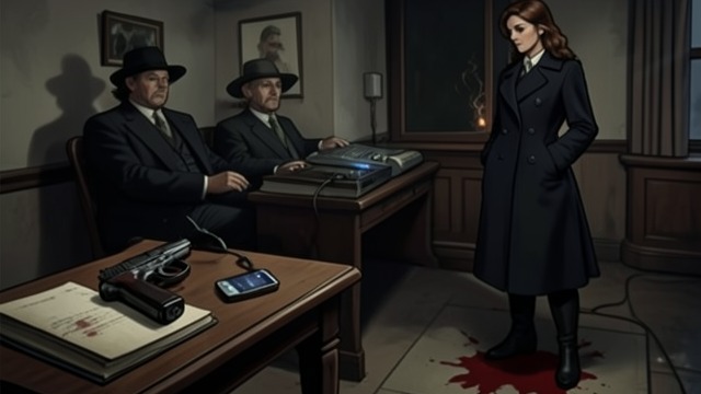 A Shot Without a Shooter from "Anxious People". A Shot Without a Shooter The weapon falls The phone vibrates on an unstable table and shakes the pistol to the floor.