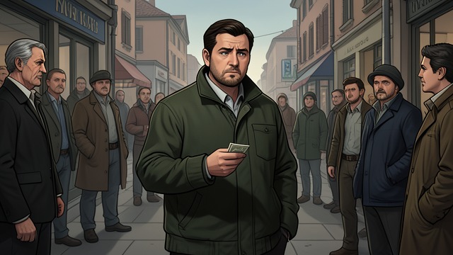 The Robbery Looks Absurd from "Anxious People". The Robbery Looks Absurd A bad plan in public The Bank robber targets a Cashless bank and asks for a small, exact sum.