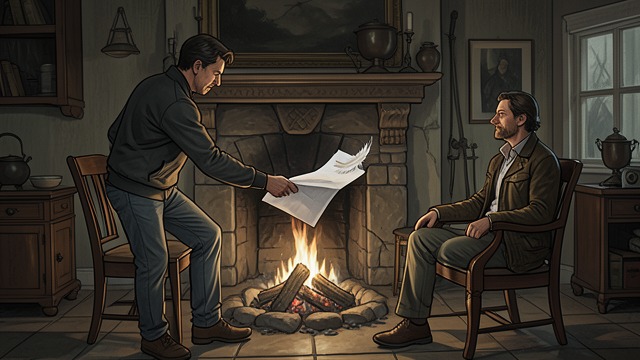 A Letter Sent from "Anxious People". A Letter Sent A final communication The Man on the bridge writes a letter to Zara before taking his children to school and going to the water.