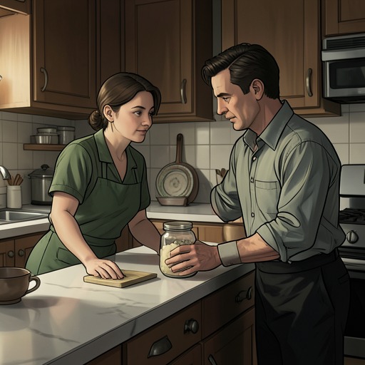 Julia and Ro’s Everyday Devotion from "Anxious People". Julia and Ro’s love survives through humor, frank disagreement, and small acts of loyalty as they prepare to raise a child.