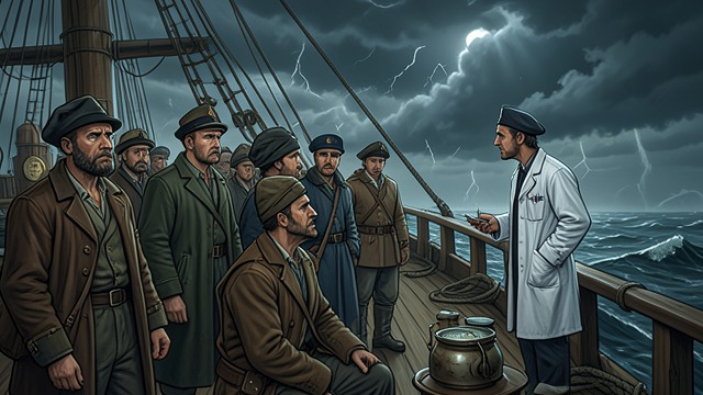 Repentance in the Wreck from "The Man Who Laughs". Repentance in the Wreck Crime acknowledged The fugitives recognize that they abandoned and endangered a child.