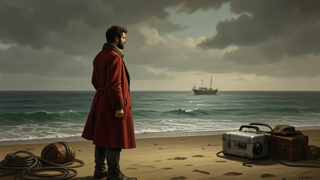 A Coast Without Kin from "The Man Who Laughs". A Coast Without Kin Home denied Gwynplaine watches the Matutina disappear from Portland Bay. He has no relatives, shelter, or destination he can name.