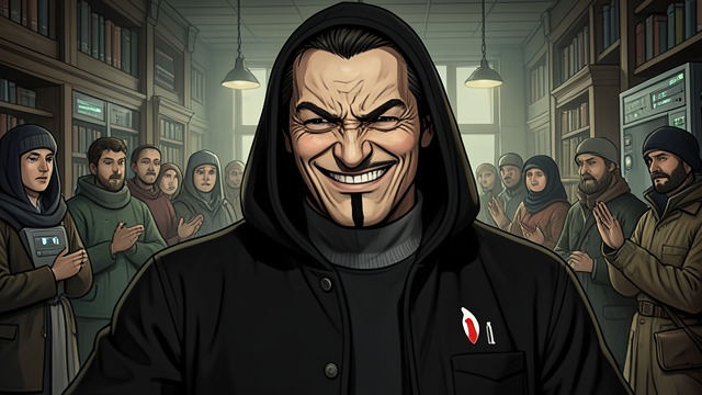 A Mask Suppressed from "The Man Who Laughs". A Mask Suppressed The will’s brief victory Gwynplaine concentrates to hide the permanent grin. His face becomes briefly severe and frightening.