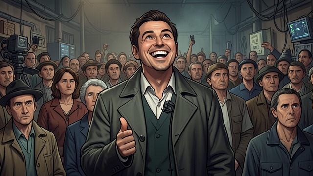 The Man Beneath the Grin from "The Man Who Laughs". The Man Beneath the Grin Inward truth asserted Gwynplaine insists that laughter is the outward sign of pain.