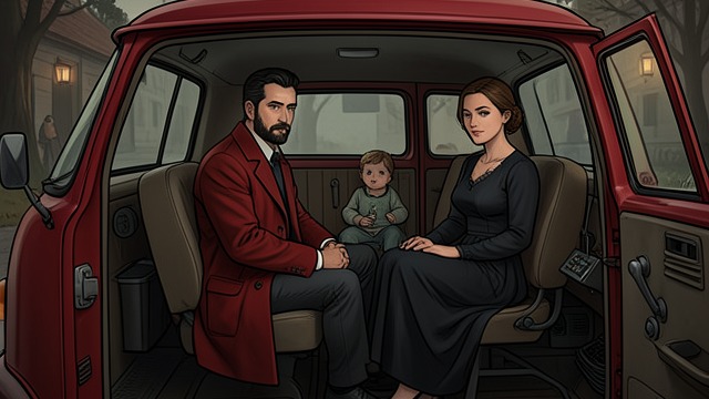 A Van Shared from "The Man Who Laughs". A Van Shared Shelter through care Ursus gives the children space in his small travelling van. Homo becomes part of their everyday household.