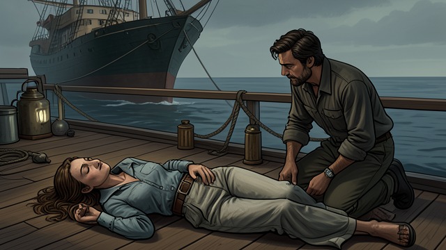 Reunion and Farewell from "The Man Who Laughs". Reunion and Farewell Love restored Gwynplaine finds Dea aboard the departing ship. She recognizes his voice and believes she is happy again.