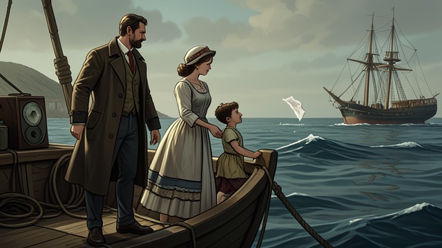 The Last Exile from "The Man Who Laughs". The Last Exile A brief return Gwynplaine finds the family aboard the ship leaving London. His reunion with Dea seems to reverse their separation.