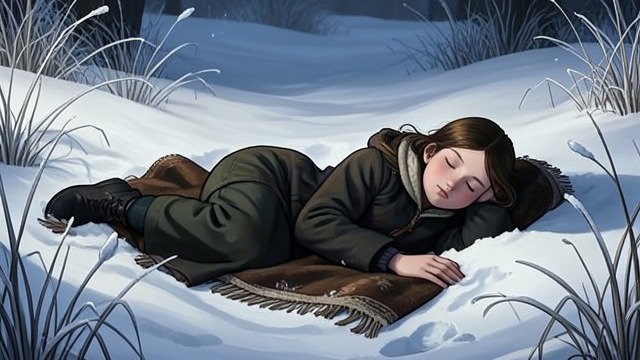 Sight Lost from "The Man Who Laughs". Sight Lost Survival with a lasting cost The infant Dea survives the freezing night but loses her sight. The storm leaves a permanent physical deprivation.