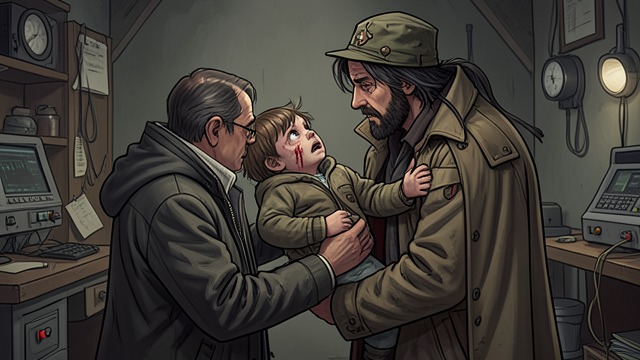 A Child Sold from "The Man Who Laughs". A Child Sold The hidden crime King James II orders the child sold after his father’s death. The inheritance makes Gwynplaine dangerous to the Crown.