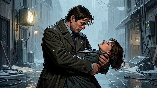 The Last Embrace from "The Man Who Laughs". The Last Embrace Reunion made possible Gwynplaine returns to Dea after she has believed him gone forever. She recognizes him through touch and sound.