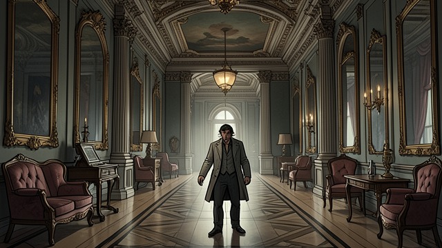 The Court’s Enchanted Prison from "The Man Who Laughs". The Court’s Enchanted Prison Splendour without freedom Gwynplaine enters a palace of corridors, mirrors, and hidden rooms.