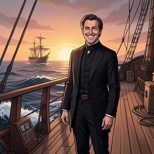 Sea as Adversary and Messenger from "The Man Who Laughs". The sea first threatens lives and then preserves the confession and guides Gwynplaine toward a final reunion.