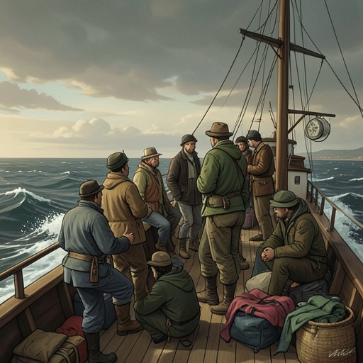 The Journey Toward the Last Reunion from "The Man Who Laughs". Homo’s guidance and Ursus’s forced departure bring the surviving members of the troupe together on a voyage that cannot preserve them.
