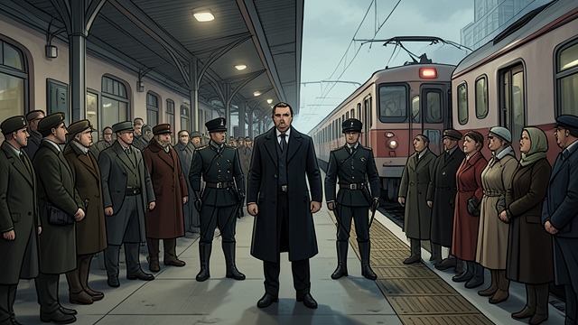 The Boss Comes to the Station from "Bullet Train". The Boss Comes to the Station The conflict reaches its target Minegishi travels to Morioka after receiving reports that the train’s situation is suspicious.