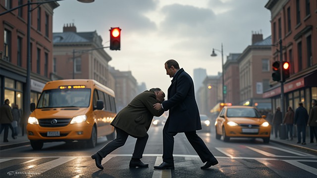 A Return to the Intersection from "Bullet Train". A Return to the Intersection A remembered killing Morning Glory performs another hit at the intersection, pushing a man into traffic.
