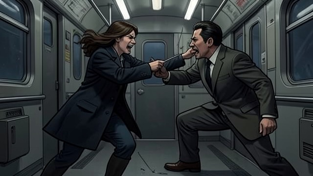 A Needle on the Train from "Bullet Train". A Needle on the Train A plausible method Little Minegishi dies without visible wounds, and Nanao identifies the snack trolley attendant as a possible poisoner…