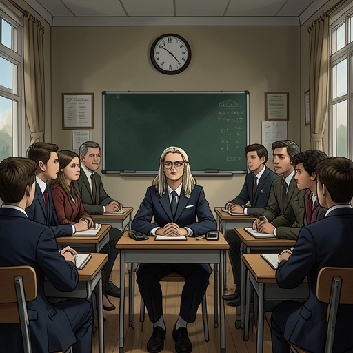 The Prince’s School as a Model of Society from "Bullet Train". The Prince applies ideas about conformity and institutional self-protection to his school, turning classmates and teachers into parts of a coercive system.