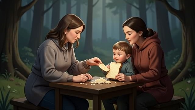 Bread and Hunger from "Hansel and Gretel". Bread and Hunger Scarcity at home The famine leaves the family with almost nothing to eat.