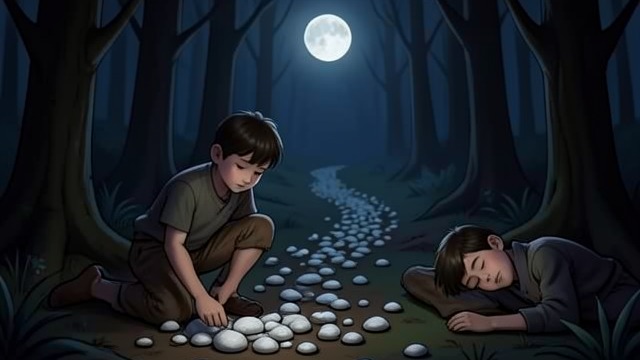 Preparation with Stones from "Hansel and Gretel". Preparation with Stones Anticipating separation Hansel hears the adults’ plan and immediately seeks a way to bring Gretel home.