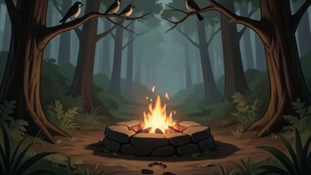 A Repeated Setting from "Hansel and Gretel". A Repeated Setting The same method The adults again leave the children by a fire deep in the forest.