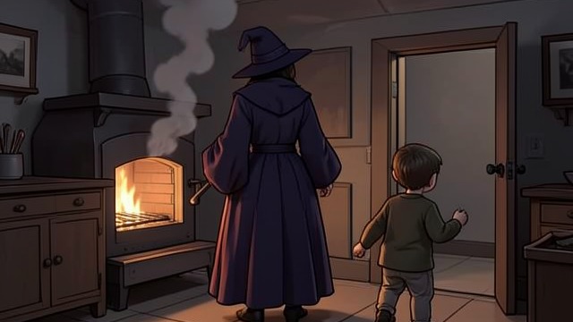 Power Reversed from "Hansel and Gretel". Power Reversed A captor’s command The Witch orders Gretel to enter the Oven, expecting obedience from a child she controls.