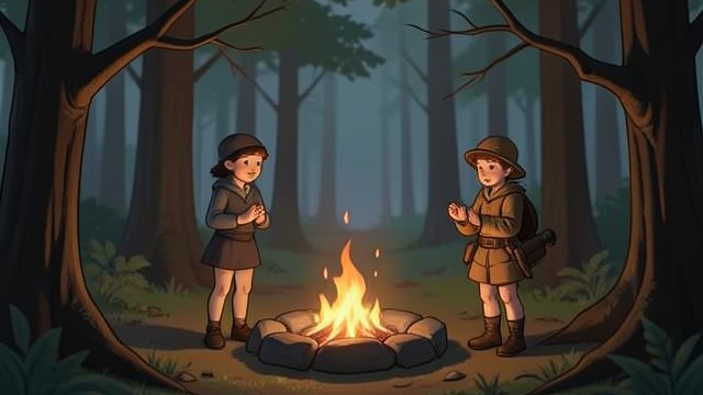 The Forest Deception from "Hansel and Gretel". The Forest Deception A false workday The Stepmother gives each child bread, and the family sets out as if going to work.
