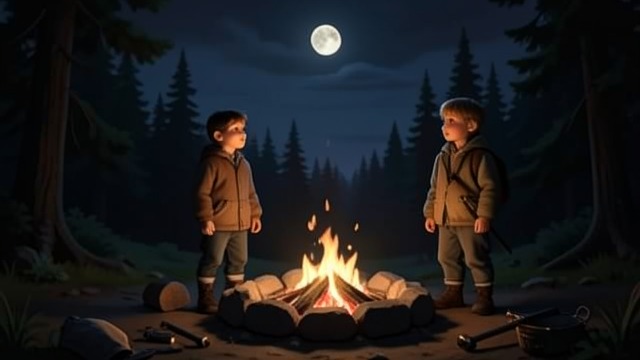 Waiting Until Night from "Hansel and Gretel". Waiting Until Night A delayed departure Hansel and Gretel stay beside the fire until darkness falls.