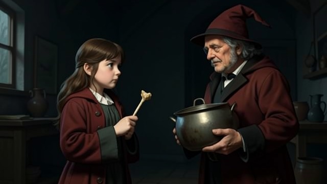 Courage at the Oven from "Hansel and Gretel". Courage at the Oven Recognizing the threat Gretel understands that the Witch intends to use the Oven against her.