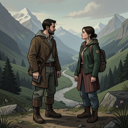 Lawson and Veena's Brief Alliance from "The Shepherd". This thread traces how a dangerous chance meeting becomes trust, attraction, shared purpose, and finally a bond marked by Veena's sacrifice.