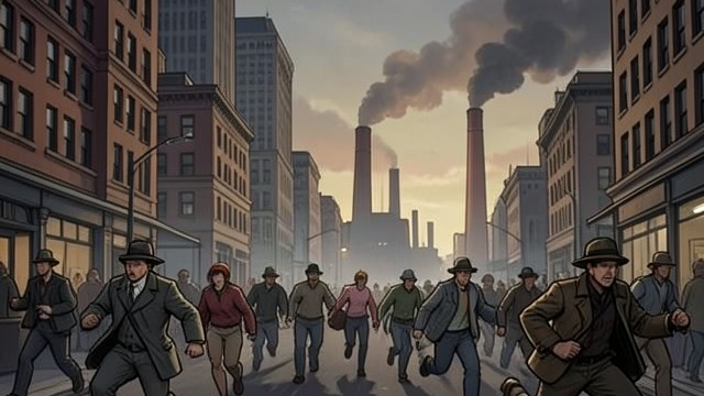 A Power That Consumes Itself from "Last and First Men". Progress Without Judgment A civilization at speed The global society organizes everyday life around movement, production, and ritual flight.