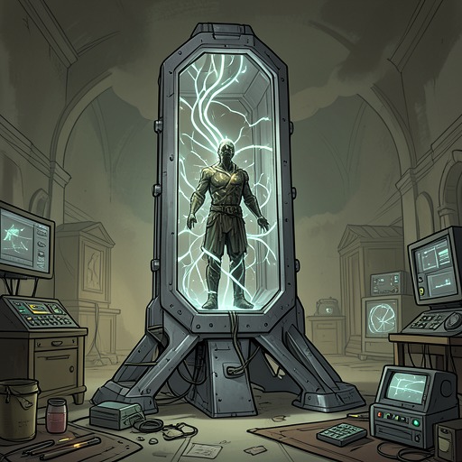 The First Great Brain’s Ascendance from "Last and First Men". This flow follows the First Great Brain from artificial birth to autocratic rule, spiritual frustration, and the decision to create a more complete successor.