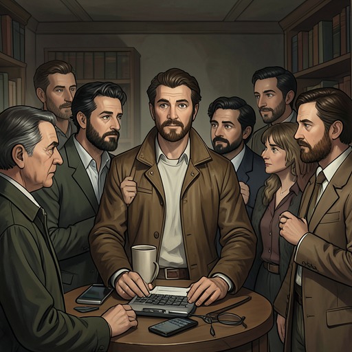 The Last Men’s Shared Purpose from "Last and First Men". This flow traces how individual, group, and racial mental life combine to shape the Eighteenth Men’s social purpose and response to extinction.