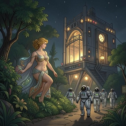 Earth’s Abandonment for Venus from "Last and First Men". This flow follows the Fifth Men’s discovery of the lunar danger, their transformation of Venus, and the devastating cost of settlement.