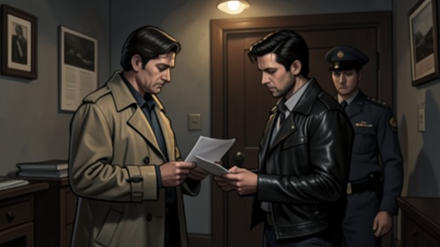 Out Through the Gate from "Wasp". The Extraction Succeeds Official compliance Mowry and Skriva present the requisition and pose as a mixed security escort.