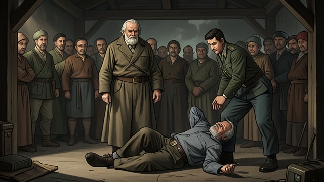 Doubts in the Shelter from "Wasp". Citizens Question the War Public unease surfaces An old man challenges the official claim that the enemy fleet has been destroyed, asking why a raid alarm is…
