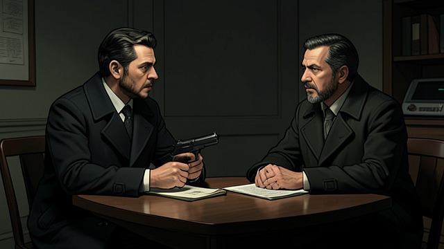 Skriva’s Price from "Wasp". A Partnership on Terms Negotiating the work Skriva and Gurd demand a high fee for killing Colonel Hage-Ridarta.