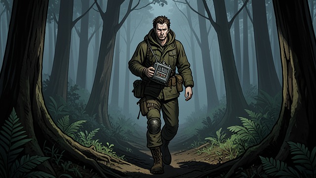 The Operative Left Behind from "Wasp". Isolation Without Supplies A ruined connection When Mowry retreats from the discovered cave, he loses the transmitter and nearly all equipment.