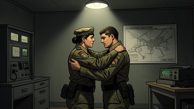 Two Officers in the Hot Zone from "The Hot Zone". Shared Duty at Reston A Common Mission When the Reston outbreak brings the Army into a civilian monkey facility, Nancy and Jerry are both drawn into the…