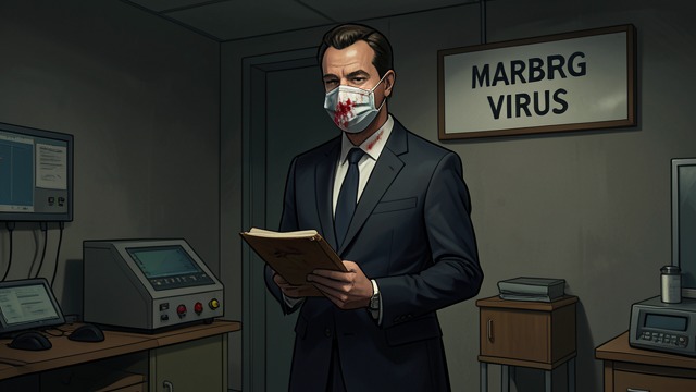 The Marburg Revelation from "The Hot Zone". Naming the Threat A Late-Night Message Silverstein receives a telephone call reporting that Musoke’s blood is positive for Marburg virus.