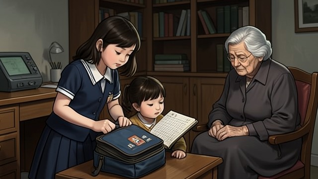 The Responsible Sister from "Kim Ji-young, Born 1982". Early Responsibility Caring for a Younger Sister As the elder daughter, Kim Eunyoung helps Jiyoung get ready for elementary school.