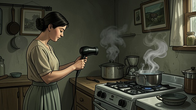 The Home Hairdresser from "Kim Ji-young, Born 1982". The Home Hairdresser A New Skill Oh Misook took on piecework at home while raising three children and caring for an elderly mother-in-law.